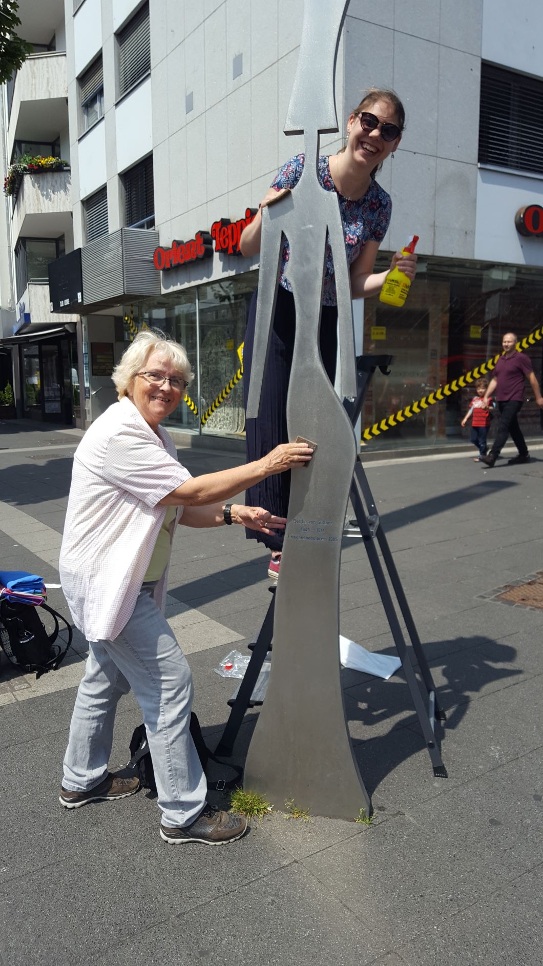 Bertha Stele putzen 2018 klein