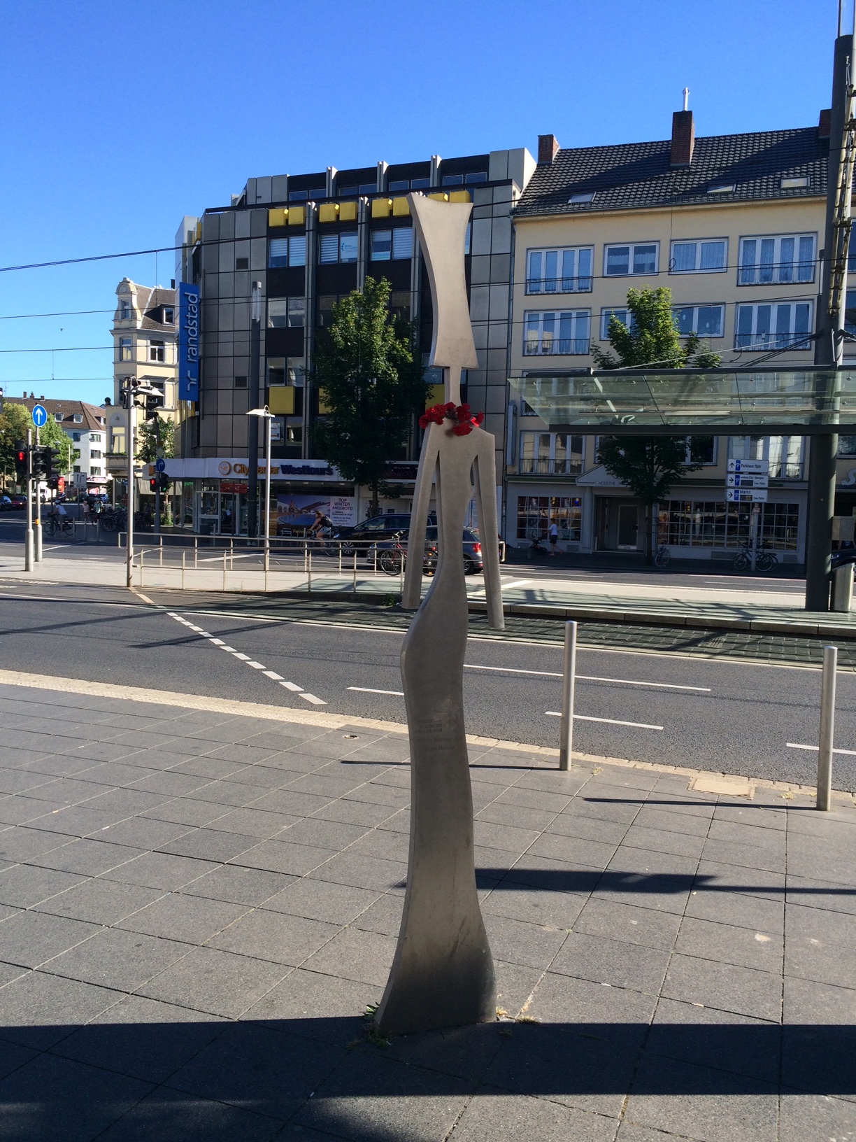 Bertha von Suttner Stele Bertha von Suttner Stadt