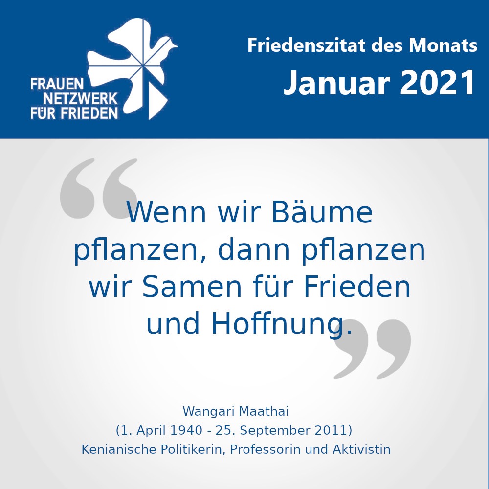 Friedenszitate des Monats Januar 2021