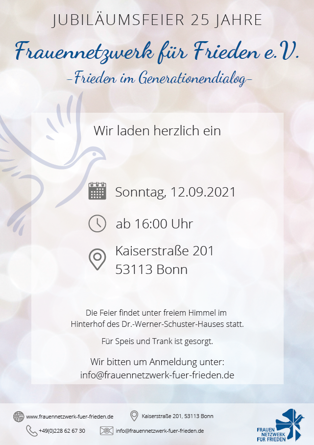 Einladung 25 Jahre FNF 120921 Bonn