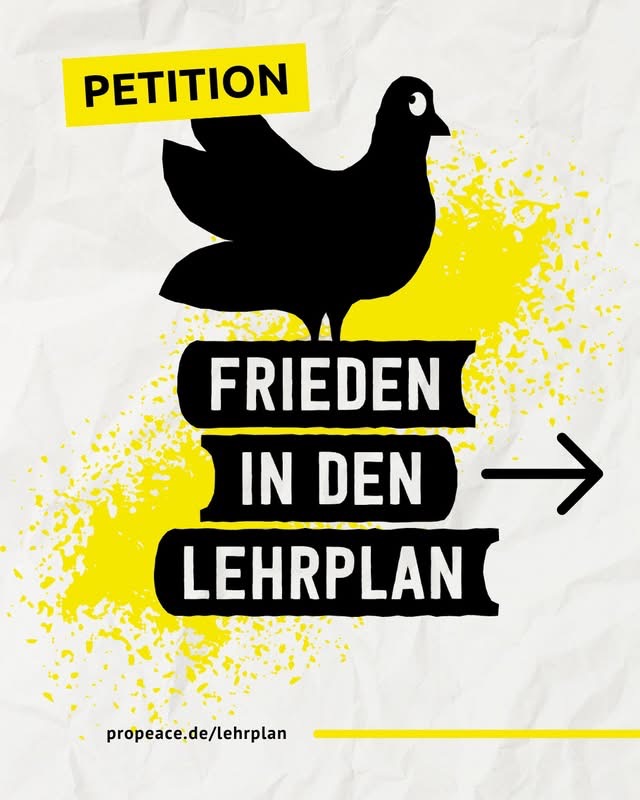 Frieden in den Lehrplan Bild