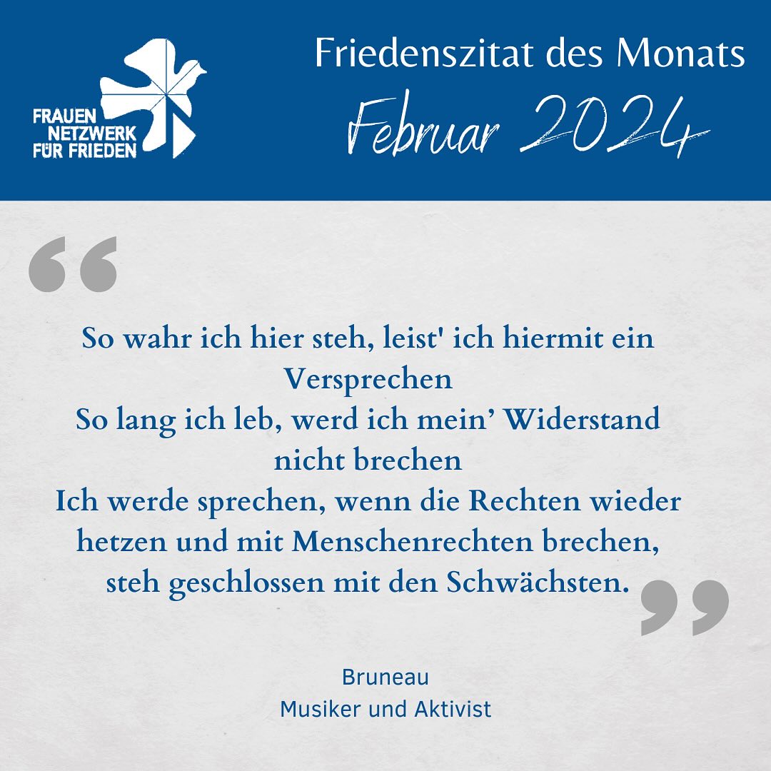 Friedenszitat Februar 2024