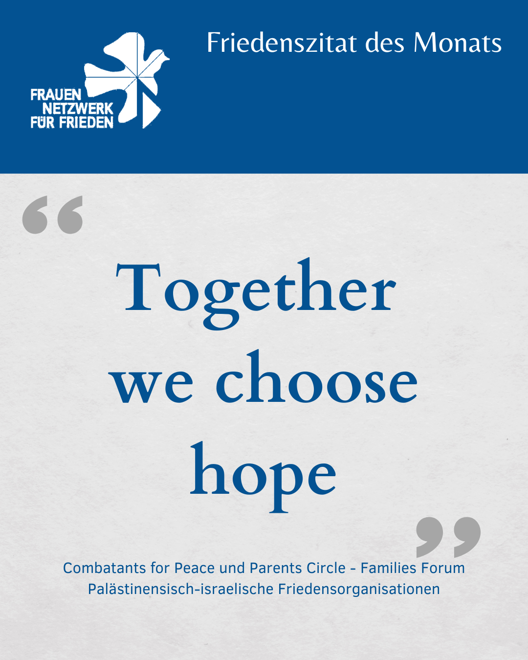 Friedenszitat März 2026