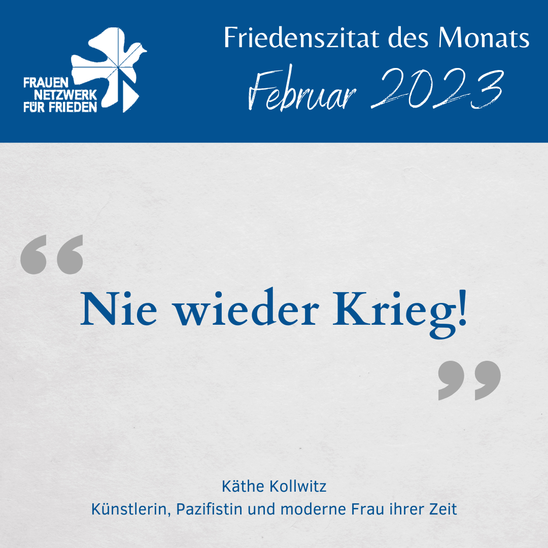 Friedenszitat des Monats februar 2023