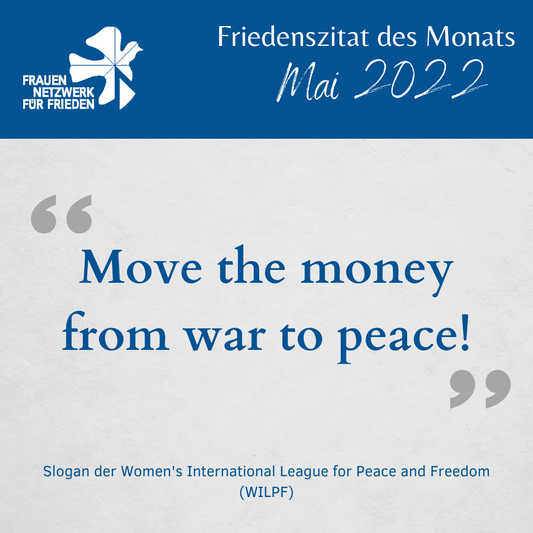 Friedenszitat des Monats Mai 2022