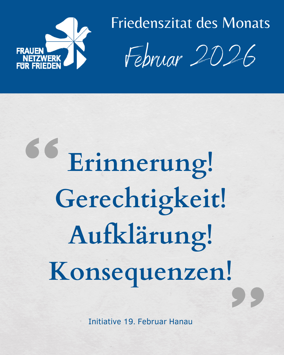 Friedenszitate ab 2025 Februar