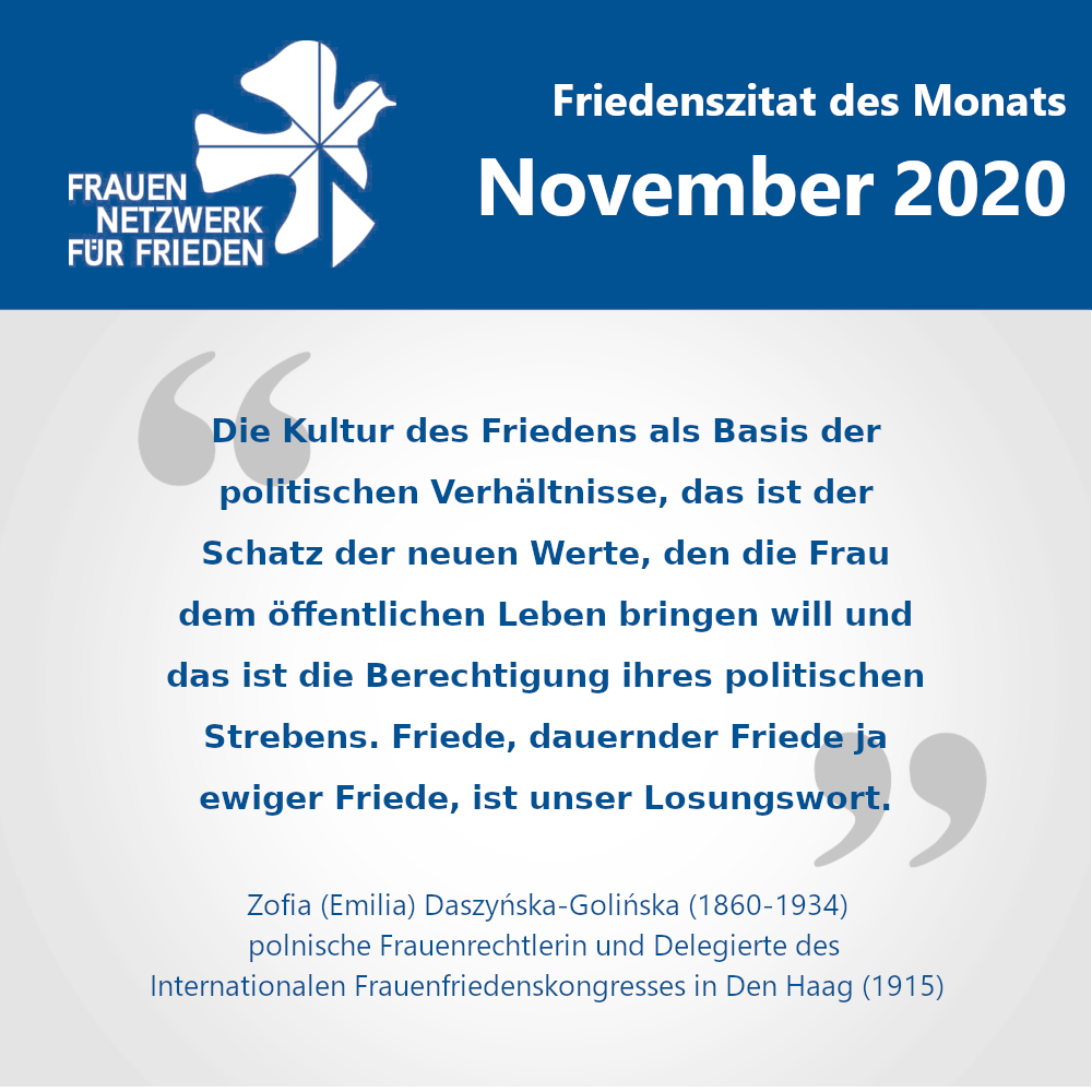 Friedenszitate des Monats November 2020 1