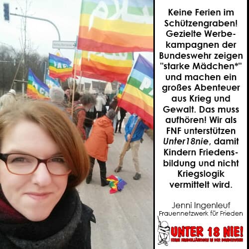 Kampagnenmonat Unter 18 nie Statement Jennifer Ingenleuf