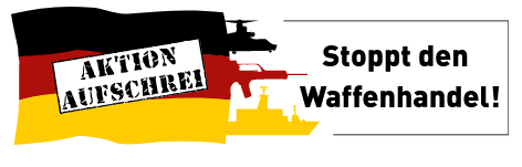 Logo Aktion Aufschrei Waffenhandel