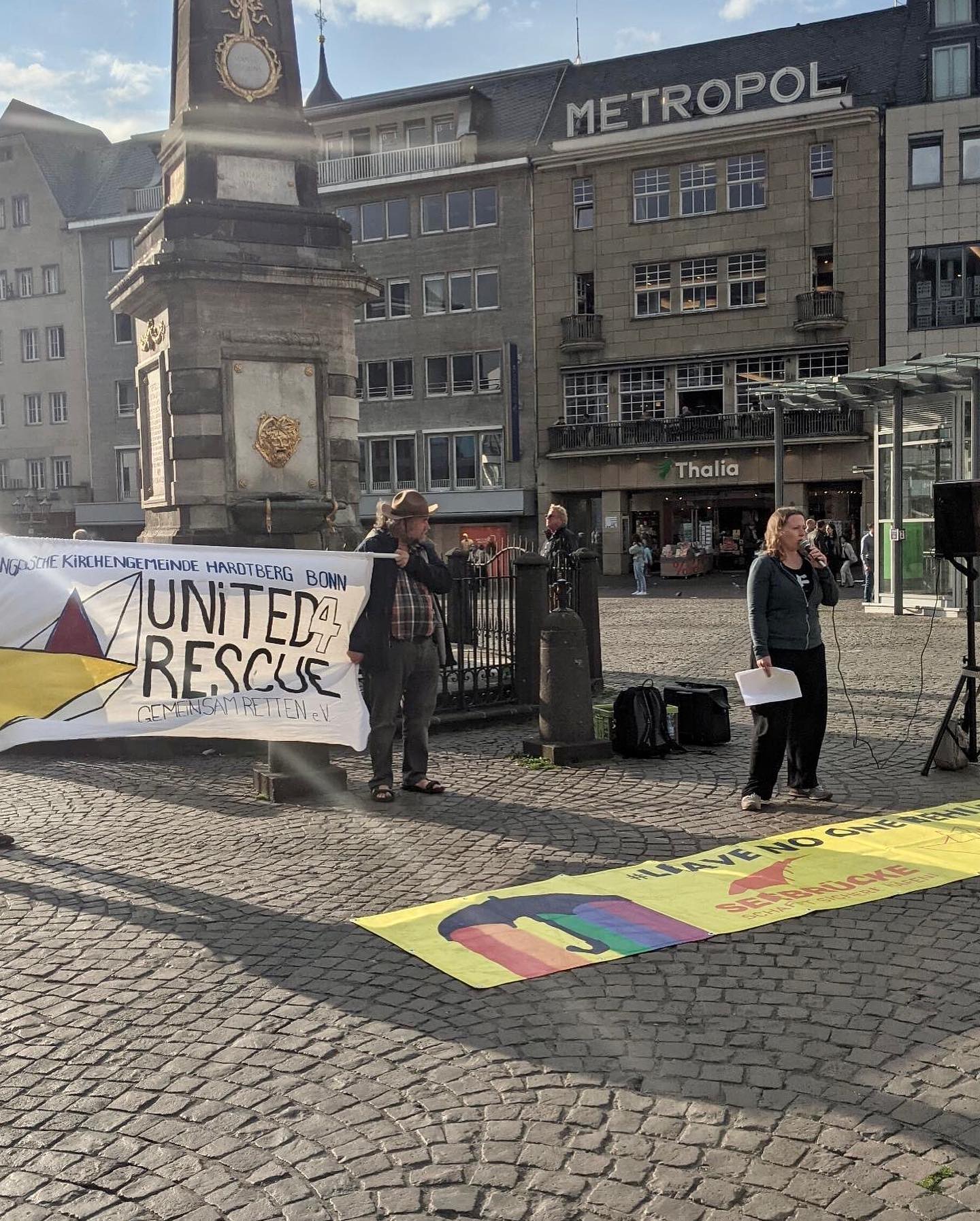 Mahnwache Seebrücke 220601