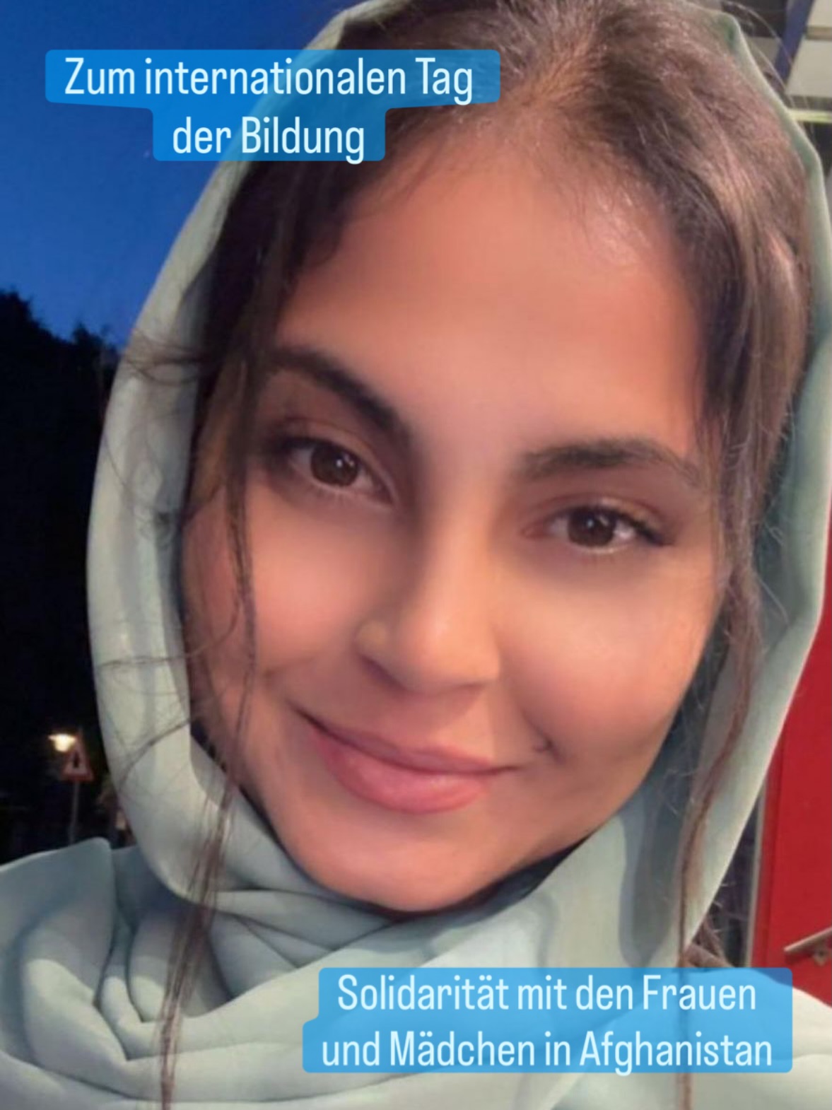 Muzhda Tag der Bildung Afghanistan 2026