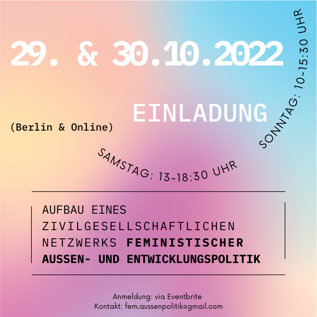 Sharepic Netzwerk fem AP EZ Treffen Okt 2022